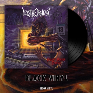 Leatherhead - Violent Horror Stories (Black Vinyl in der Gruppe VINYL / Kommande / Hårdrock bei Bengans Skivbutik AB (5654013)