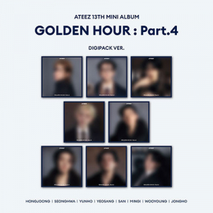 Ateez - Golden Hour : Part 4 (Digipack Ver.) (Random Ver.) + SW in der Gruppe CD / Kommande / K-Pop bei Bengans Skivbutik AB (5654089)