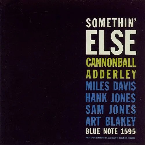 Cannonball Adderley - Somethin' Else in der Gruppe VINYL / Jazz bei Bengans Skivbutik AB (5655403)