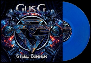 Gus G. - Steel Burner (Blue Vinyl Lp) in der Gruppe VINYL / Kommande / Hårdrock bei Bengans Skivbutik AB (5655594)