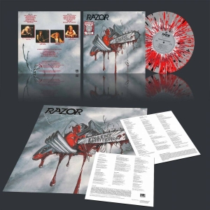 Razor - Violent Restitution (Splatter Vinyl in der Gruppe VINYL / Kommande / Hårdrock bei Bengans Skivbutik AB (5655645)