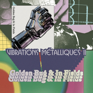 Golden Bug & In Fields - Vibrations Métallique II (Black Vinyl LP) in der Gruppe Minishops / Höga Nord Rekords bei Bengans Skivbutik AB (5655704)