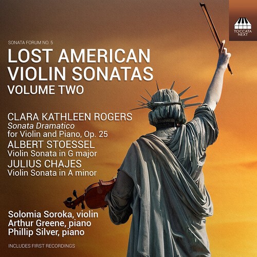 Solomia Soroka Phillip Silver Art - Lost American Violin Sonatas, Vol. in der Gruppe UNSERE TIPPS / Freitagsveröffentlichungen / 2026-04-10 bei Bengans Skivbutik AB (5656098)