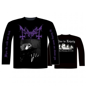 Mayhem - L/S Live In Leipzig (Xl) in der Gruppe MERCHANDISE / T-shirt / Kommande / Hårdrock bei Bengans Skivbutik AB (5656595)