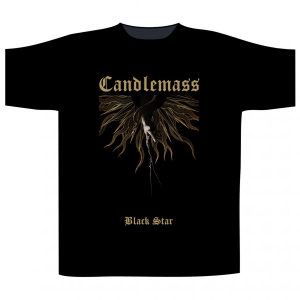 Candlemass - T/S Black Star (Xl) in der Gruppe MERCHANDISE / T-shirt / Kommande / Hårdrock bei Bengans Skivbutik AB (5656610)