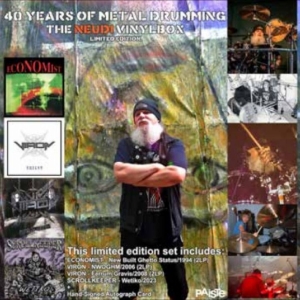 Various Artists - 40 Years Of Metal Drumming in der Gruppe VINYL / Kommande / Hårdrock bei Bengans Skivbutik AB (5657375)