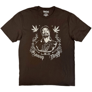 Snoop Dogg - L.B.C. Uni Brown T-Shirt in der Gruppe MERCHANDISE / T-shirt / Nyheter / Hip Hop-Rap bei Bengans Skivbutik AB (5657659r)