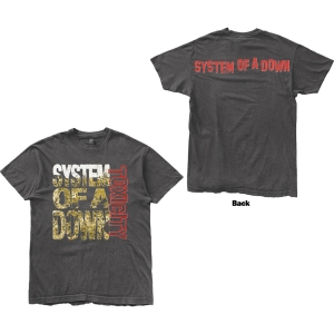 System Of A Down - Toxicity Stack Uni Char T-Shirt in der Gruppe MERCHANDISE / T-shirt / Nyheter / Hårdrock bei Bengans Skivbutik AB (5657663r)