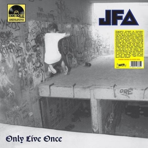 Jfa - Only Live Once (White Vinyl Lp) in der Gruppe VINYL / Punk bei Bengans Skivbutik AB (5657670)