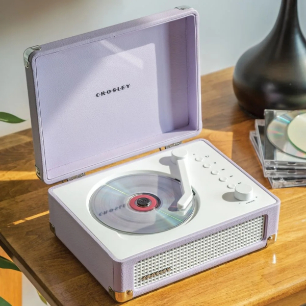 Cd-Player - Crosley Cruiser CD Player (Lavender) in der Gruppe ZUBEHÖR / Audio bei Bengans Skivbutik AB (5657816)