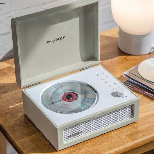 Cd-Player - Crosley Voyager CD Player (Dune) in der Gruppe ZUBEHÖR / Audio bei Bengans Skivbutik AB (5657818)