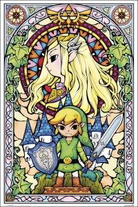 Game Poster - Zelda - Stained Glass (91,5 X 61 Cm) in der Gruppe MERCH bei Bengans Skivbutik AB (5658074)