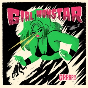Girl Monstar - Grrrr!! in der Gruppe CD / Kommande / Pop-Rock bei Bengans Skivbutik AB (5658321)