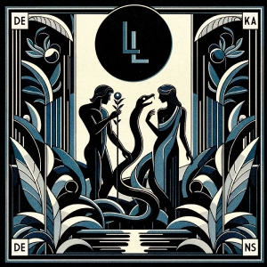 Lustans Lakejer - Dekadens (EP) in der Gruppe VINYL / Kommande / Pop-Rock bei Bengans Skivbutik AB (5658727)