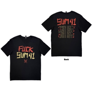 Sum 41 - Tour 24 Pt.2 Fuck Sum 41 Uni Bl T-Shirt in der Gruppe MERCHANDISE / T-shirt / Nyheter / Punk bei Bengans Skivbutik AB (5658977r)