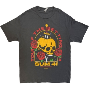 Sum 41 - Tour 24 Pt.2 Skull & Roses Uni Bl T-Shirt in der Gruppe MERCHANDISE / T-shirt / Nyheter / Punk bei Bengans Skivbutik AB (5658978r)
