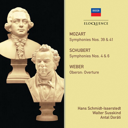 Mozart & Schubert - Symphonies in der Gruppe CD / Klassiskt bei Bengans Skivbutik AB (5659021)