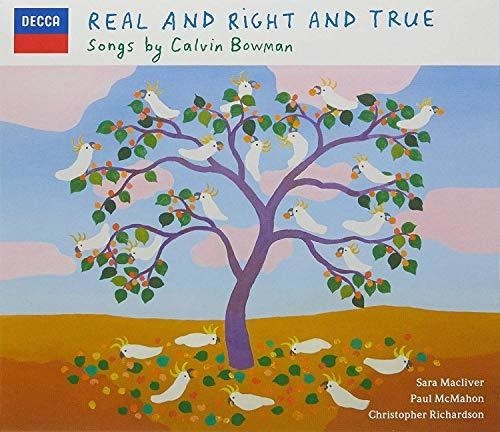 Calvin Bowman - Real And Right And True in der Gruppe CD / Bestseller bei Bengans Skivbutik AB (5659027)