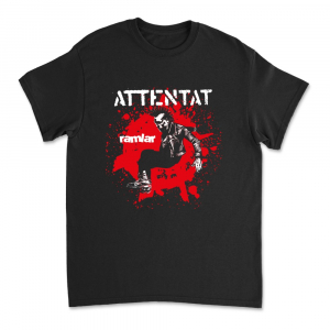 Attentat - Ramlar (Black T-Shirt) in der Gruppe MERCHANDISE / T-shirt / Nyheter / Punk bei Bengans Skivbutik AB (5659169r)