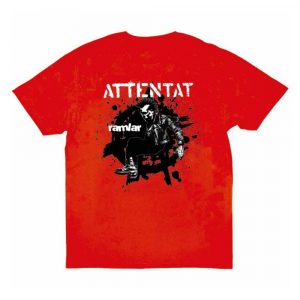 Attentat - Ramlar (Red T-Shirt) in der Gruppe MERCHANDISE / T-shirt / Nyheter / Punk bei Bengans Skivbutik AB (5659170r)