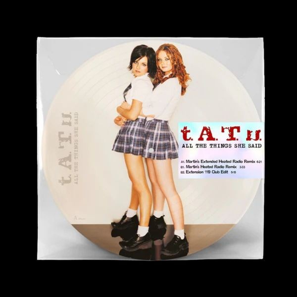 t.A.T.u. - All The Things She Said (Picture Vinyl) in der Gruppe VINYL / Pop-Rock bei Bengans Skivbutik AB (5659847)
