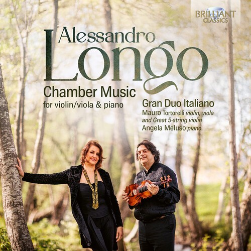 Alessandro Longo - Chamber Music For Violin/Viola & Pi in der Gruppe CD / Klassiskt bei Bengans Skivbutik AB (5659995)