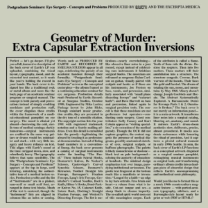 Earth X Black Noi$E - Geometry Of Murder: Extra Capsular in der Gruppe UNSERE TIPPS / Freitagsveröffentlichungen / 2026-03-20 bei Bengans Skivbutik AB (5660035)
