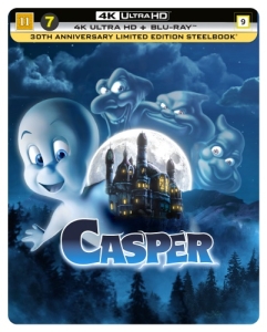 Movie - Casper (1995) - Steelbook 4K+Bd in der Gruppe FILM / Film UHD-4K / Family bei Bengans Skivbutik AB (5660356)