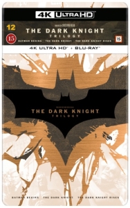 Movie - Dark Knight Trilogy Library Steelbook (4 in der Gruppe Film / Film UHD-4K / Action bei Bengans Skivbutik AB (5660364)