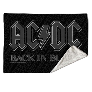 Ac/Dc - Back In Black Large Fleece Blanket in der Gruppe MERCHANDISE / Merch / Nyheter / Hårdrock bei Bengans Skivbutik AB (5663164)
