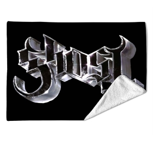 Ghost - Chrome Logo Small Fleece Blanket in der Gruppe MERCHANDISE / Merch / Nyheter / Hårdrock bei Bengans Skivbutik AB (5663171)