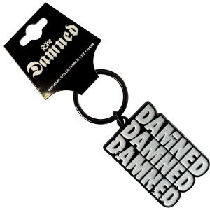 Damned - Stacked Logo Keychain in der Gruppe MERCHANDISE / Schlüsselanhänger / Punk bei Bengans Skivbutik AB (5663208)