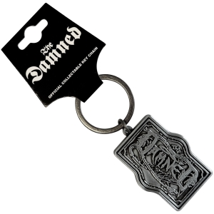 Damned - The Black Album Logo Keychain in der Gruppe MERCHANDISE / Schlüsselanhänger / Punk bei Bengans Skivbutik AB (5663209)
