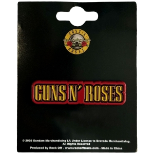 Guns N Roses - Text Logo Pin Badge in der Gruppe MERCHANDISE / Pin-Button Badge / Heavy Metal bei Bengans Skivbutik AB (5663216)