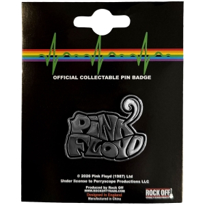 Pink Floyd - Swirl Logo Pin Badge in der Gruppe MERCHANDISE / Merch / Pop-Rock bei Bengans Skivbutik AB (5663220)