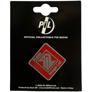 Pil - New Logo Red Pin Badge in der Gruppe MERCHANDISE / Pin-Button Badge / Pop-Rock bei Bengans Skivbutik AB (5663227)