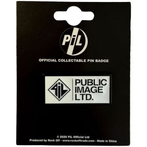 Pil - New Logo Stacked Text Pin Badge in der Gruppe MERCHANDISE / Pin-Button Badge / Pop-Rock bei Bengans Skivbutik AB (5663229)