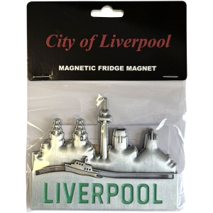 Rock Off - City Of Liverpool Skyline Magnet in der Gruppe Merchandise bei Bengans Skivbutik AB (5663233)