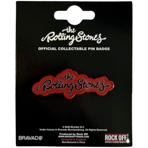 The Rolling Stones - Script Logo Pin Badge in der Gruppe MERCHANDISE / Pin-Button Badge / Pop-Rock bei Bengans Skivbutik AB (5663239)