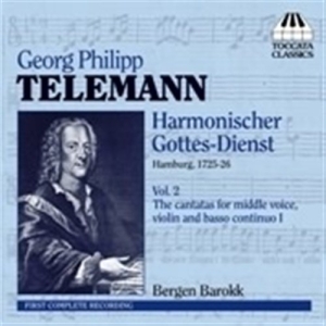 Telemann - Harmon. Gottes-Dienst 2 in der Gruppe Externt_Lager / Naxoslager bei Bengans Skivbutik AB (566325)