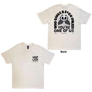 Architects - Whiplash Who Gives A Fuck Uni Natrl T-Shirt in der Gruppe MERCHANDISE / T-shirt / Nyheter / Hårdrock bei Bengans Skivbutik AB (5663325r)