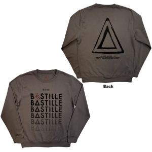 Bastille - Repeat Logo Uni Char Sweatshirt in der Gruppe MERCHANDISE / Sweatshirt / / bei Bengans Skivbutik AB (5663330r)