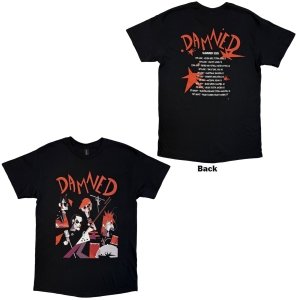 Damned - Damned Cartoon Eu Tour Summer 25 Uni Bl T-Shirt in der Gruppe MERCHANDISE / T-shirt / Nyheter / Punk bei Bengans Skivbutik AB (5663339r)