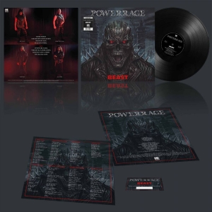 Powererage - Beast (Black Vinyl Lp) in der Gruppe VINYL / Kommande / Hårdrock bei Bengans Skivbutik AB (5663767)