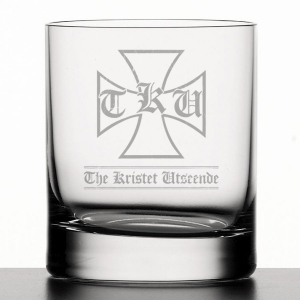 Kristet Utseende - Whiskey Glas Tku Logo in der Gruppe MERCHANDISE / Accessoarer / Heavy Metal bei Bengans Skivbutik AB (5663878)