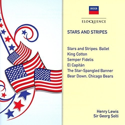 Lewis Henry Solti Georg - Stars And Stripes in der Gruppe CD / Klassiskt bei Bengans Skivbutik AB (5664876)