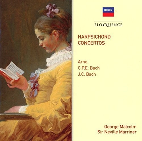 C P E Bach & J C Bach - Harpsichord Concertos in der Gruppe CD / Bestseller bei Bengans Skivbutik AB (5664878)