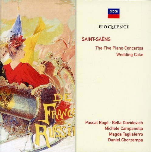 Camille Saint-Saëns - The Five Piano Concertos in der Gruppe CD / Klassiskt bei Bengans Skivbutik AB (5664895)