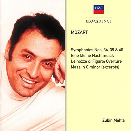 Mehta Zubin - Mozart: Symphonies in der Gruppe CD / Klassiskt bei Bengans Skivbutik AB (5664906)