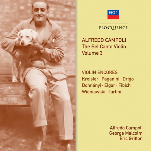 Alfredo Campoli - The Bel Canto Violin, Vol. 3 in der Gruppe CD / Klassiskt bei Bengans Skivbutik AB (5664914)